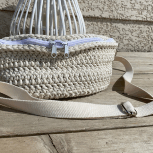 Banane écru fil doré