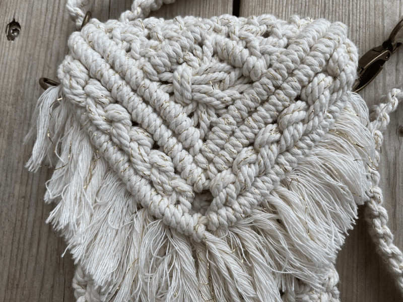 Pochette téléphone en macramé – Image 2