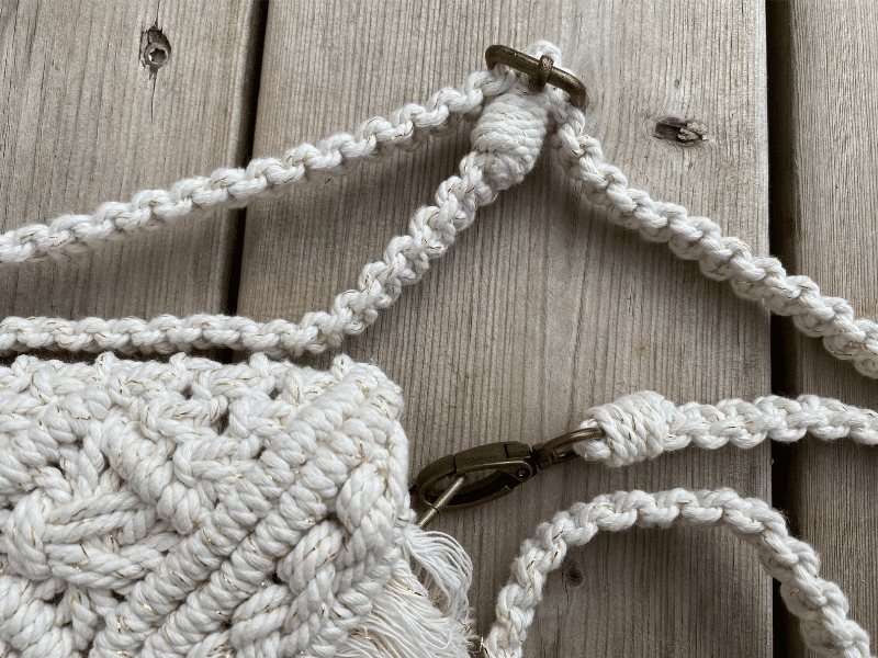 Pochette téléphone en macramé – Image 3